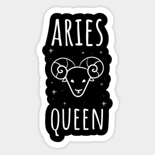 aries queen Sticker